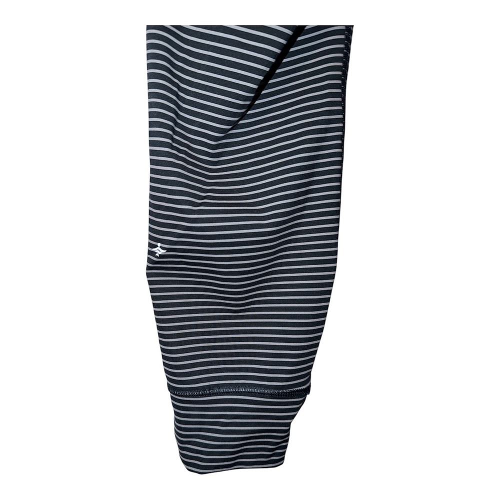 Halara Blue/White Striped Yoga Leggings, XL - Picture 7 of 11